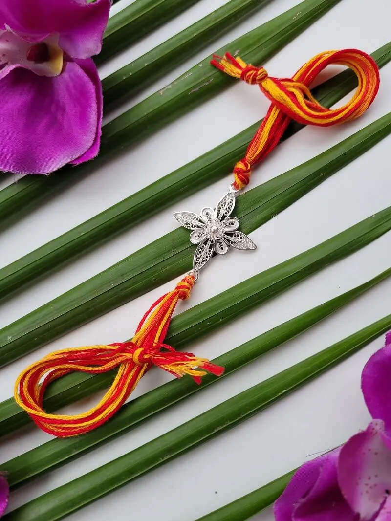 My inspiration - Silver Rakhi