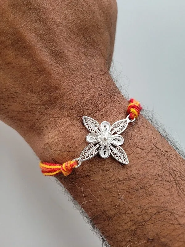 My inspiration - Silver Rakhi