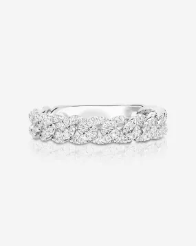 Pavé Diamond Chain Ring
