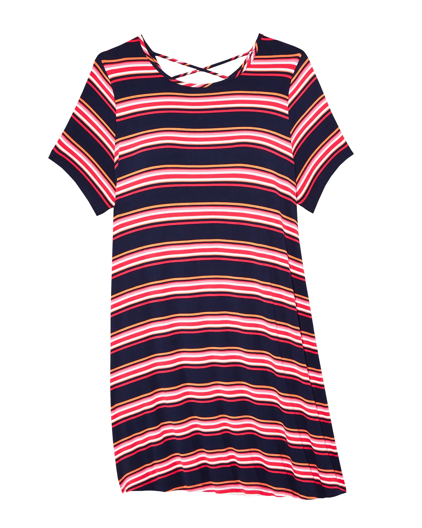 Payson Swing Dress | Navy / Red