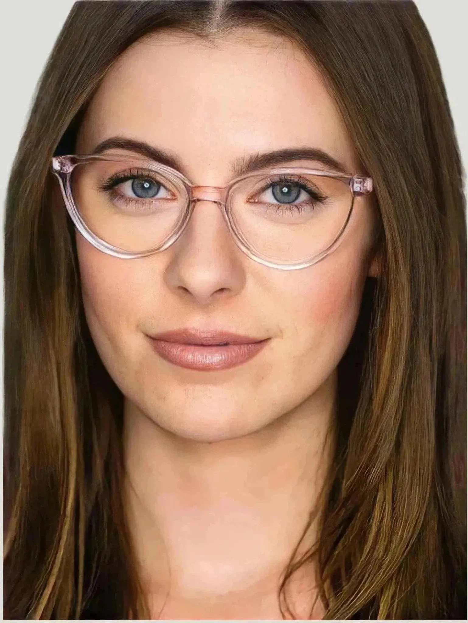 Pixel Eyewear Rose Crystal Luna Glasses