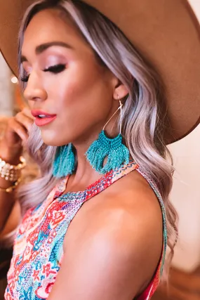 Prim And Pretty Earrings In Jade