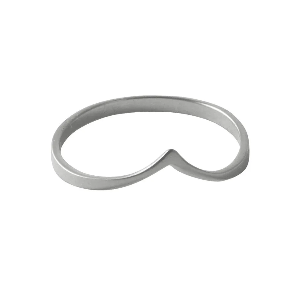 "Peaky" Sterling Silver Thin Band Ring