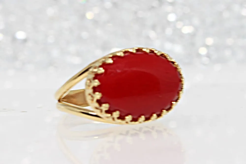 Red Gemstone Ring