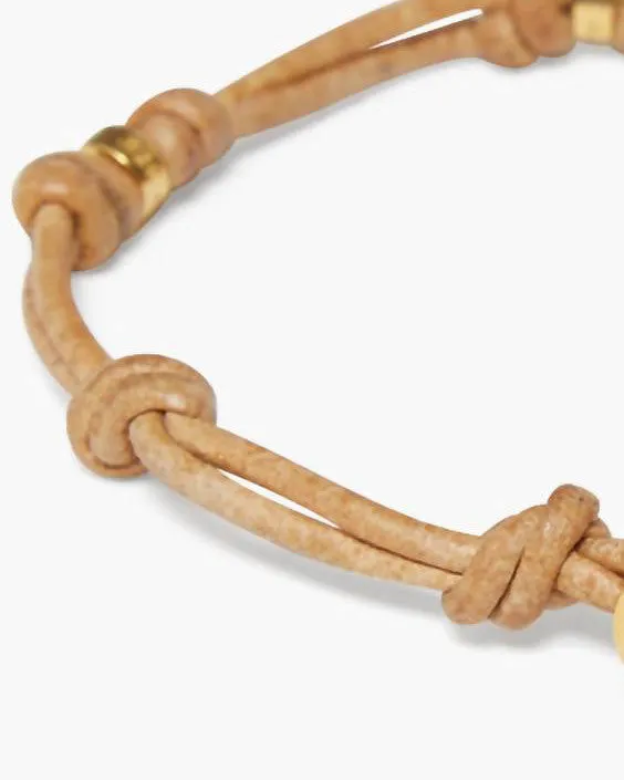 Reina Single Wrap Bracelet in Citrine | Citrine