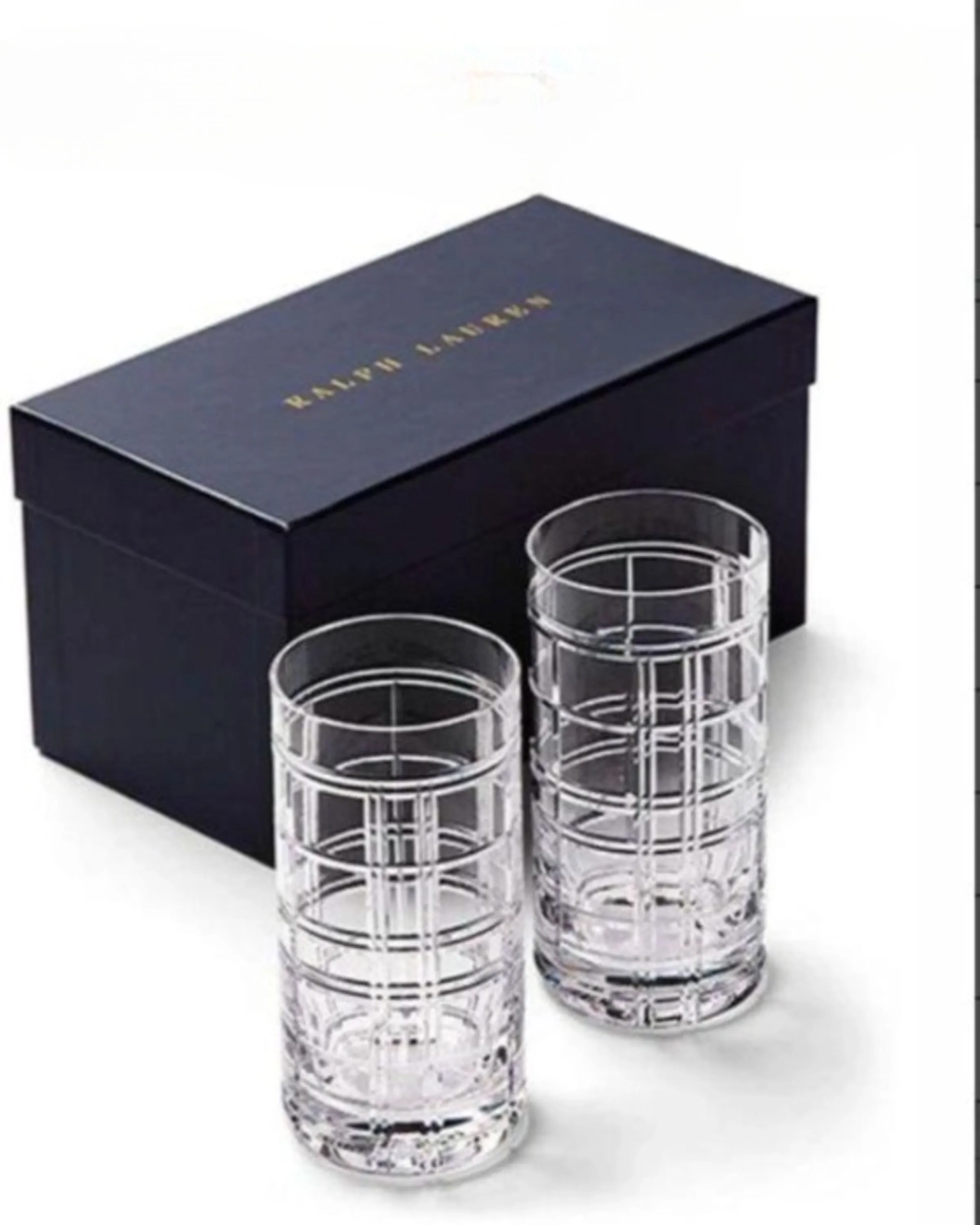 Rimmed Wine Glass