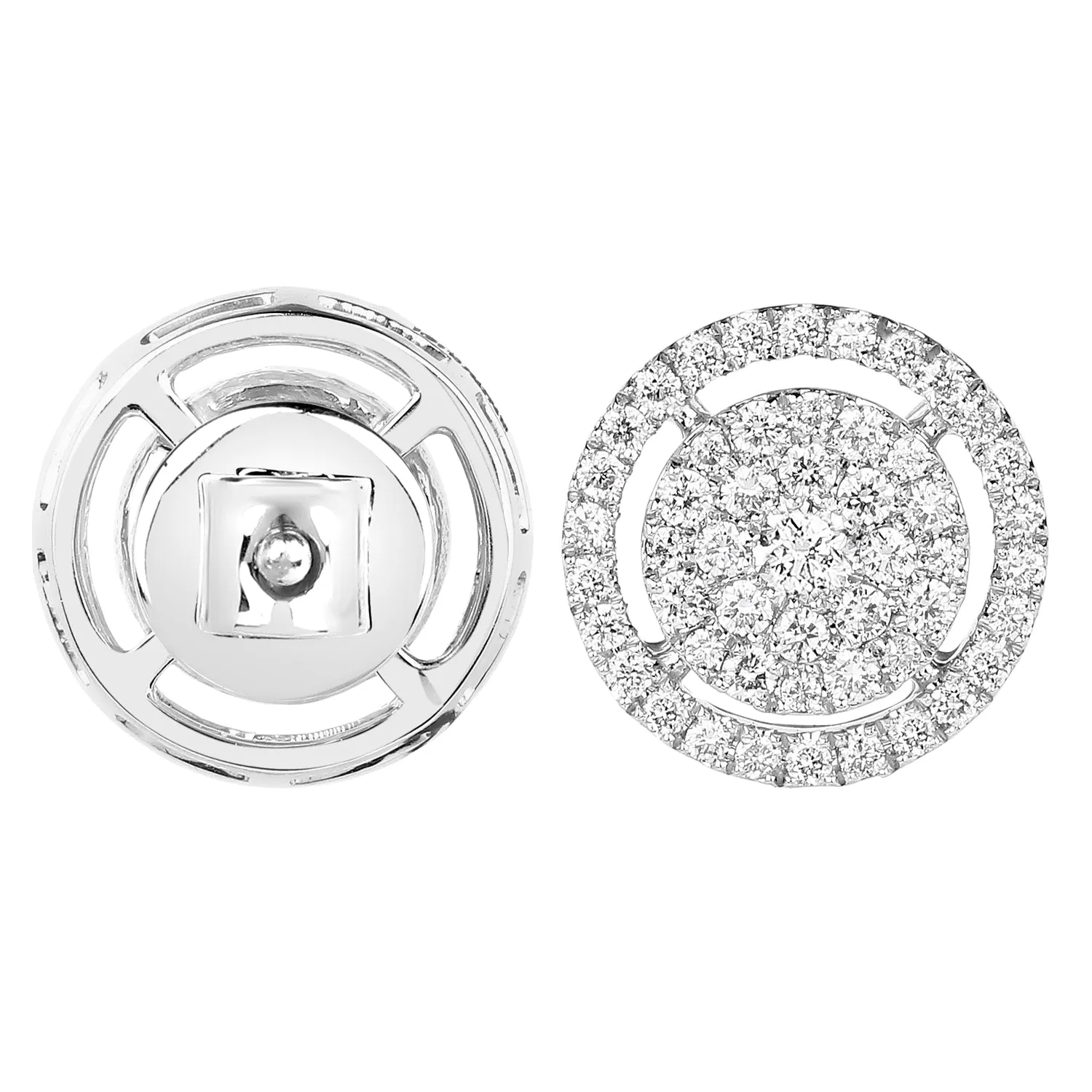 Round Illusion Earrings For Women : IJKER754