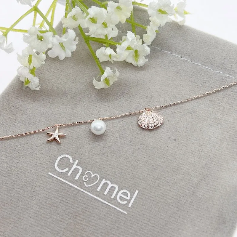 Shell Cubic Zirconia Bracelet