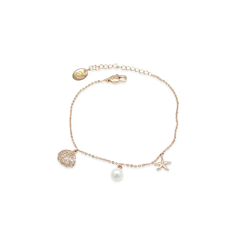 Shell Cubic Zirconia Bracelet