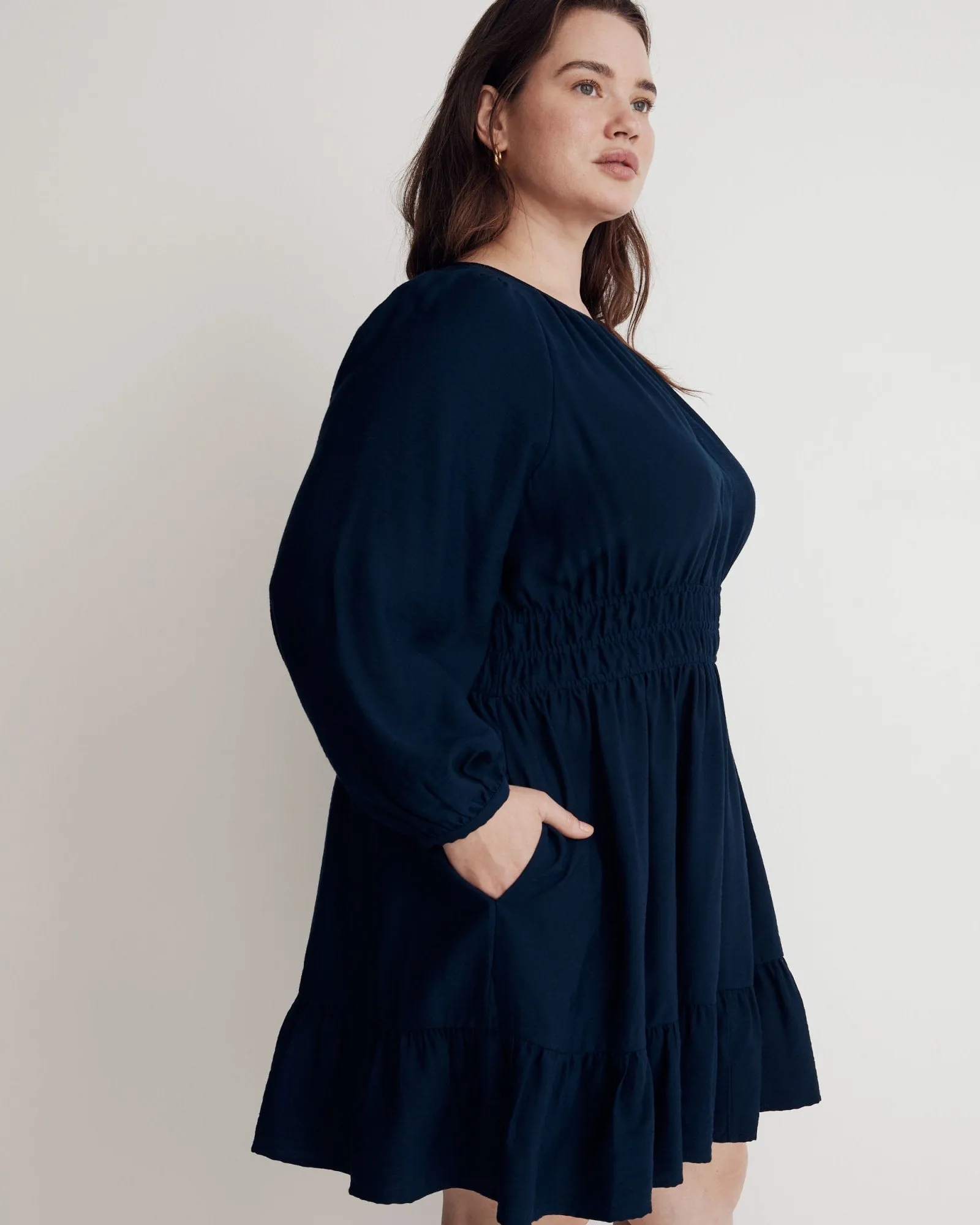 Sophia Mini Dress | Deep Indigo