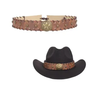 Star Leather Hat Bands