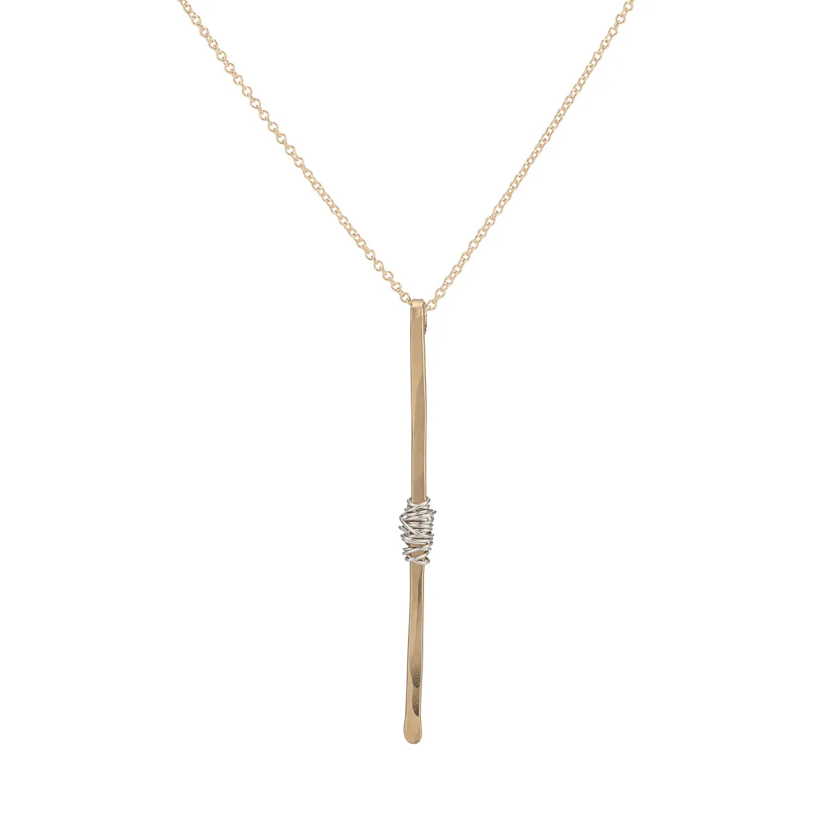 Stitched Stem Necklace