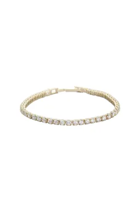Stylish Cubic Zirconia Bangle Bracelet