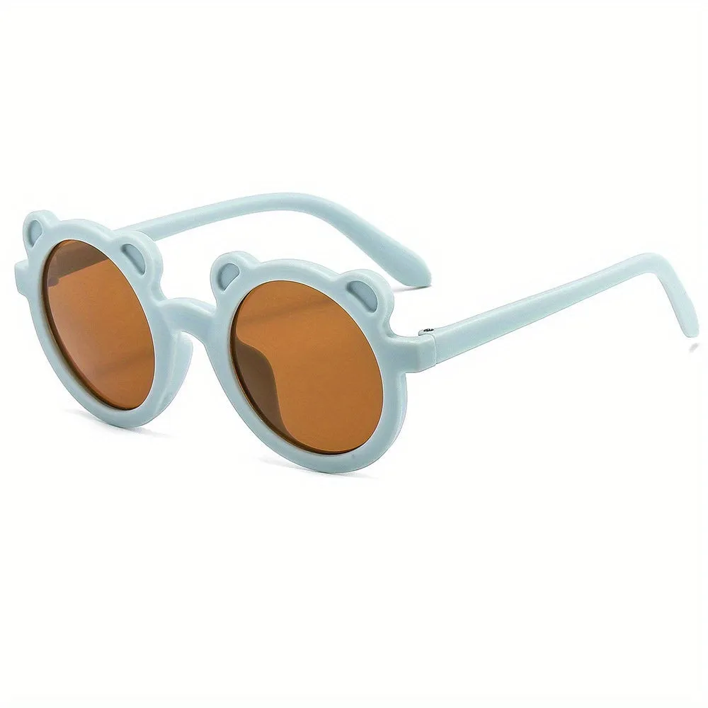 Super cute antiUV bear sunglasses for trendy kids