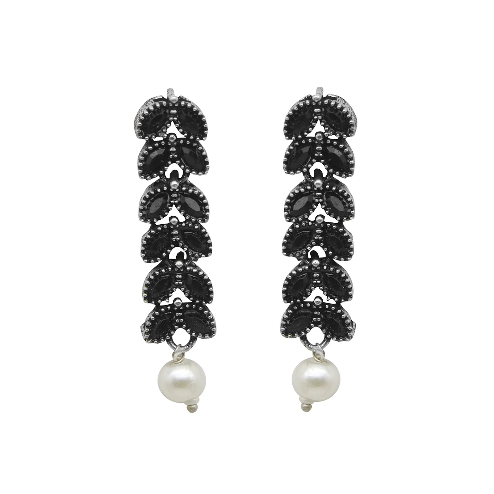 Teejh Sia Black Stone Silver Oxidized Jewelry Gift Set