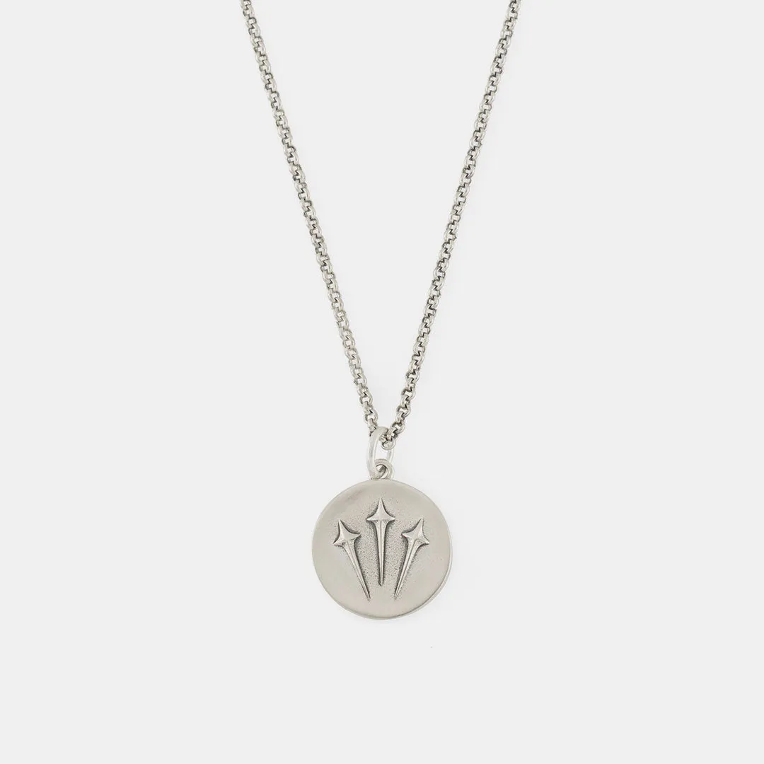 Trinity Sword Necklace | Silver