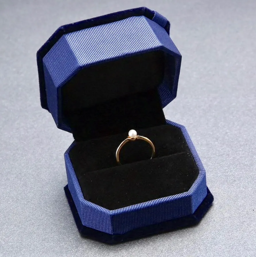 Velvet Wedding Ring Boxes - More Colors Available