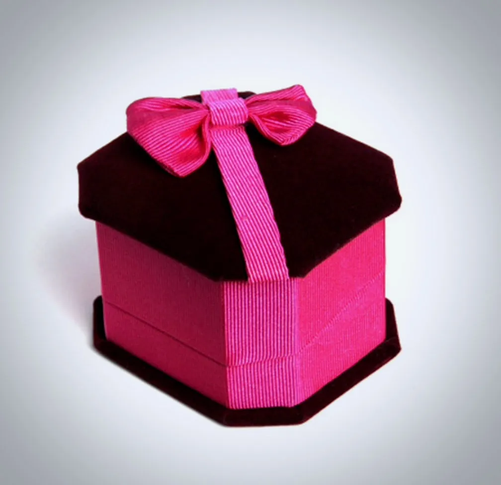 Velvet Wedding Ring Boxes - More Colors Available