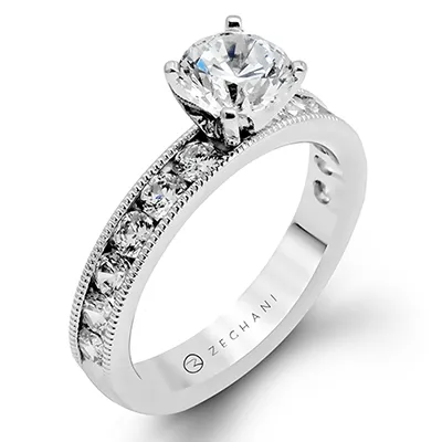 ZR47 Anniversary Ring in 14k Gold with Diamonds